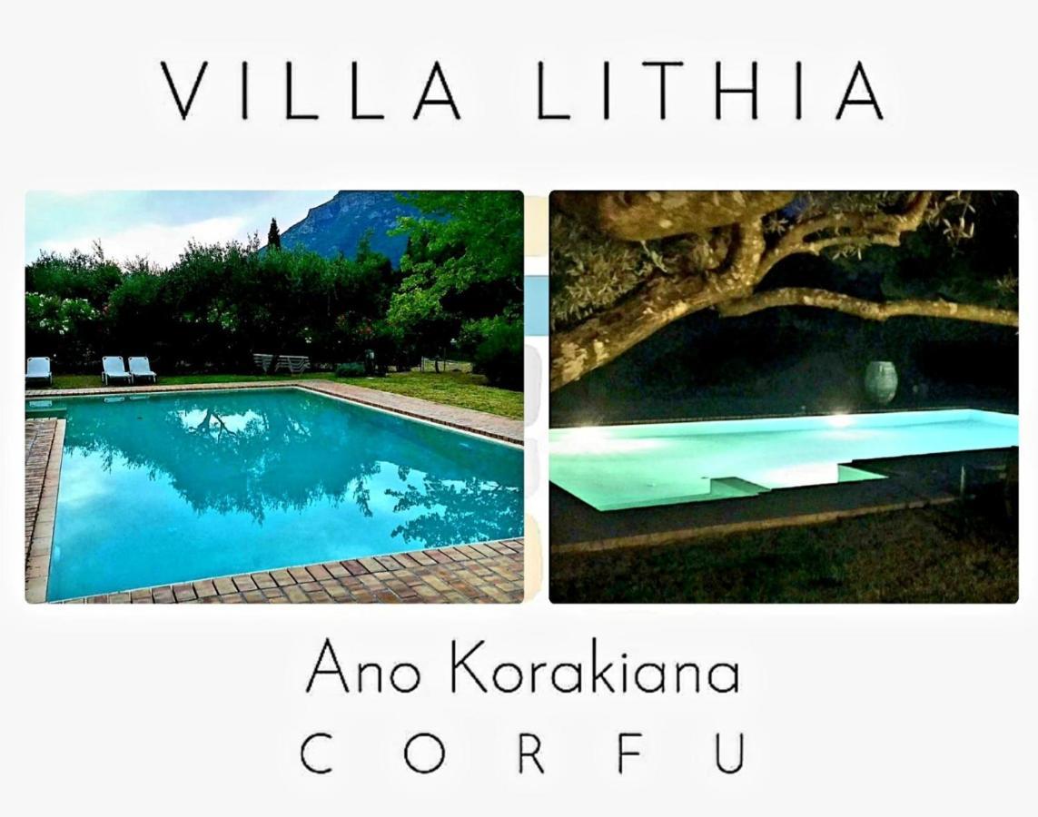Villa Lithia Áno Korakiána Exterior foto